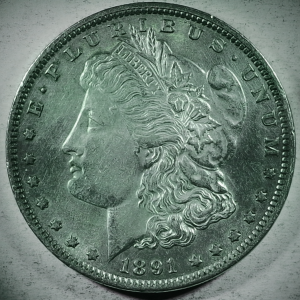 1891-P Morgan Dollar