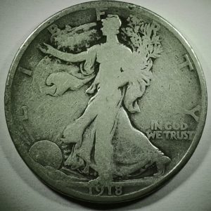 1918-D Walking Liberty Half Dollar