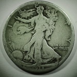 1918-S Walking Liberty Half Dollar