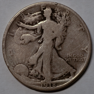 1918-D Walking Liberty Half Dollar