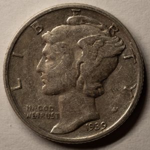 1939-P Mercury Dime FS-101 DDO