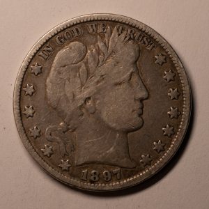 1897-P Barber Half Dollar