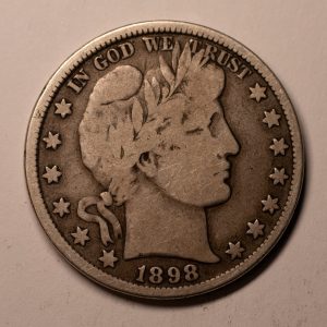 1898-P Barber Half Dollar
