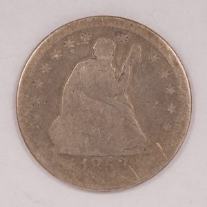 1853-P Liberty Seated Quarter Arrows & Rays AG-3